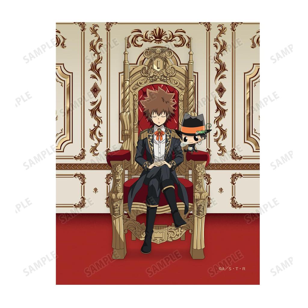 Katekyo Hitman Original Tsunayoshi Sawada Reborn Dreaming Throne Canvas Board Reborn! Illustration & Ver.