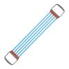 Adjustable Multi-Functional Elastic Fitness Pull Rope for Chest Expansion and Shoulder Opening