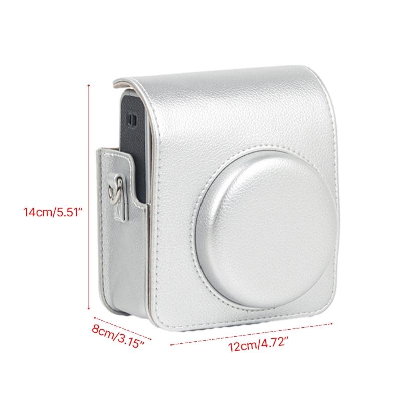 PU Leather Camera Bag Carrying Storage Bag with Adjustable Strap Camera Shoulder Bag Anti-Scratch for Mini 40