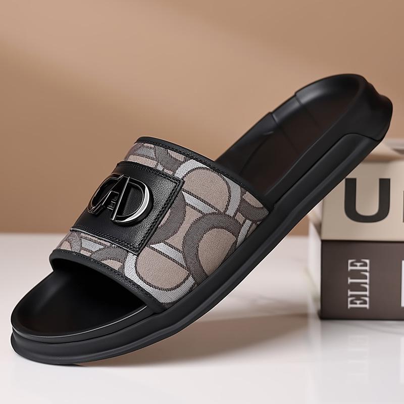 Fashion Summer New Sports Non-slip Outdoor Flip-flops for Men High Quality Outwear Beach Shoes Fashion Casual Leather Slippers Man