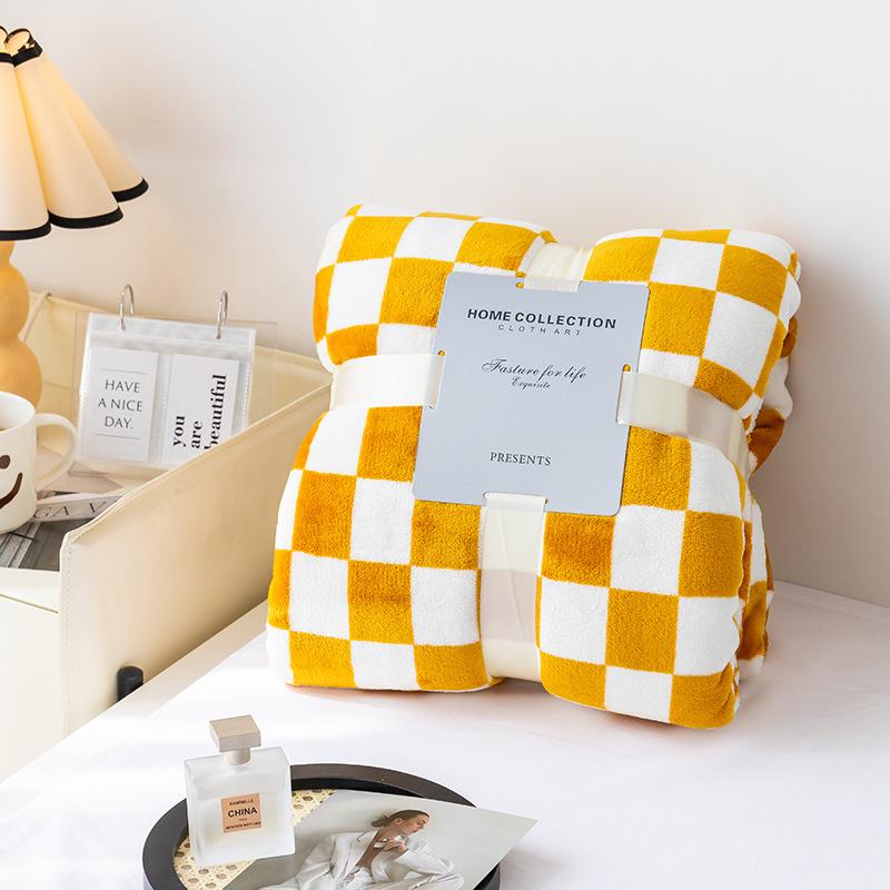 Fluffy Plaid Bed Blankets Warm Soft Coral Fleece Throw Blanket Sofa Cover Bedspread Bed For Kids Pet Home Textile Drop ship