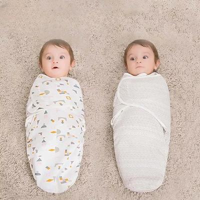 Babies Sleeping Bags Newborn Baby Swaddle Wrap 100%Cotton Baby Blanket Swaddling Wrap Sleepsack for 0-6 Months Infant