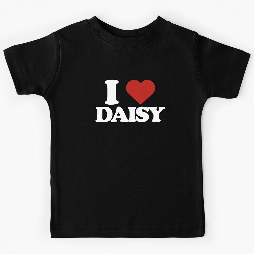 Daisy Jones & The Six Aesthetic I Love Daisy Merch Black Kids T-Shirt 170
