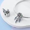 Charms Fit 3Mm Original Bracelet Copper Feather Dreamcatcher Tassel Charms Diy Jewelry Making