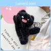 Fluffy Cat Keychain Plush Toy With Cartoon Design For Kids And Collectors