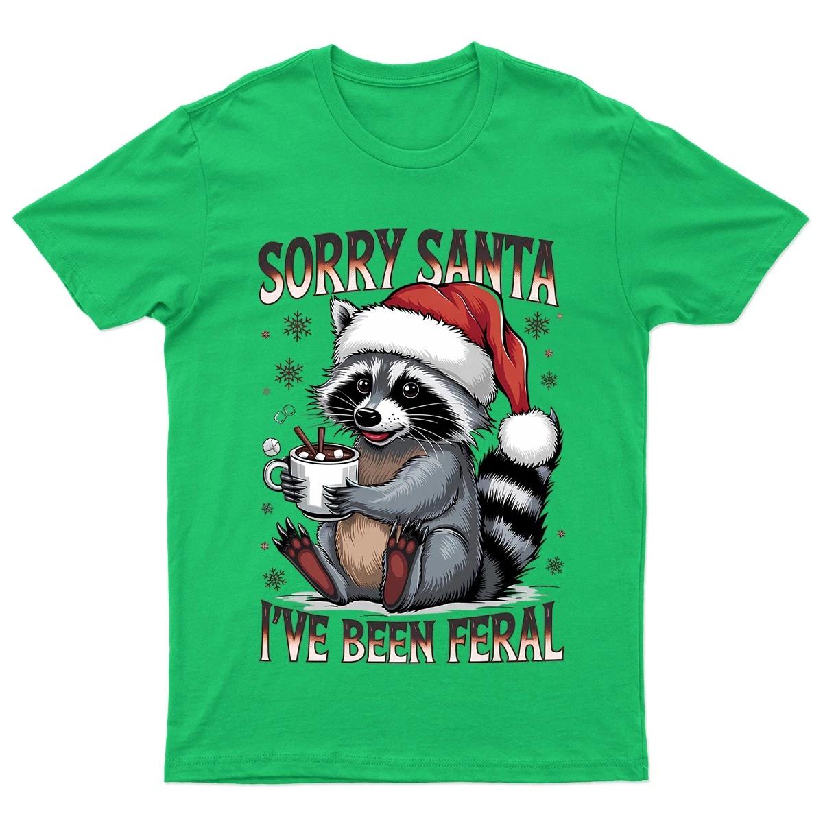 Sorry Santa Ive Been T-Shirt Unisex Gift Retro Funny Womens Vintage Mens -d XXXL