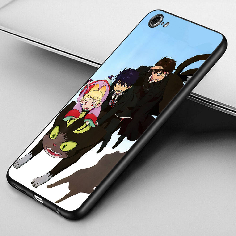 DT48 Blue Exorcist Case for Xiaomi Poco X6 X4 M5 M6 F5 F6 C65 C55 C50 C51 C40 Redmi Note 7 8 14C A3X 13C 12C 11 10A 9C Pro Black Sofe Cover