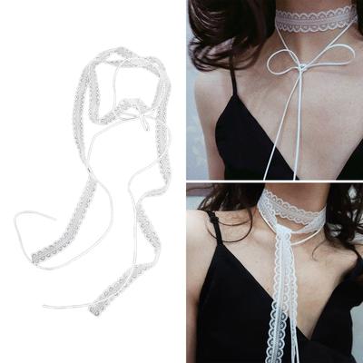 Sieviete plāna mežģīņu šalle kāzu kakla šalle viegla šalle mežģīņu atslēgas ķēde banketiem dekoratīvā šalle