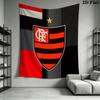 CR Flamengo Wall Tapestry Aesthetic Wall Hanging Printed Fabric Blanket Decorative Tapestries for Bedroom Living Room Home Decor