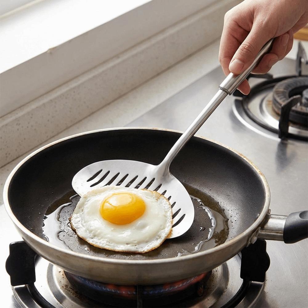 Non-Scratch Fish Turner Non-Stick Flipping Spatula Cooking Tool Egg Pan Scoop Restaurant