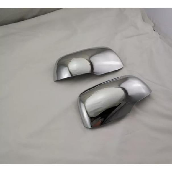 For 2012- Kia Picanto Morning Side Rearview Mirror Cover Trim ABS Chrome