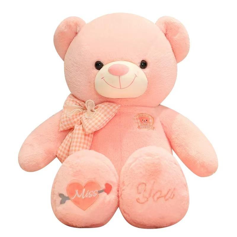 Teddy Bear Doll Plush Pillow Lori Big Bear Hug Bear Girl Bed Sleeping Pillow Children's Soothing Doll