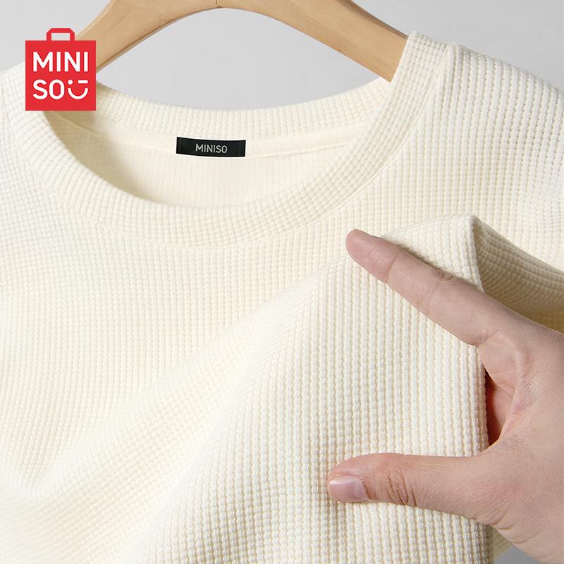 MINISO Men's 2026 Casual Loose Short Sleeve T-Shirt