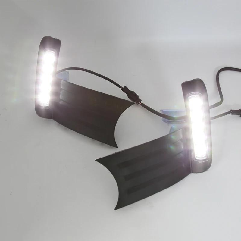 2x Led Fog Light Assembly White / Yellow Color Headlight Daytime Running Light  for Honda Fit RS GE / Jazz Sport 2011 2012 2013