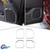 4pcs Chrome Inner Door Speaker Trim Cover For Chevy Silverado/GMC Sierra 14-18