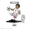 Sports Soccer Match Building Block Figures Toy, GH0644-0651 Athlete Minifigures, Assembly Model Kids Gift