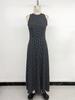 European & American Style Polka Dot Sleeveless Backless Long Dress (2026 New Summer Collection)