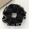 Korean Retro Polka Dot Lace Slim Waist Hair Tie - High-End Intestine Hair Accessories