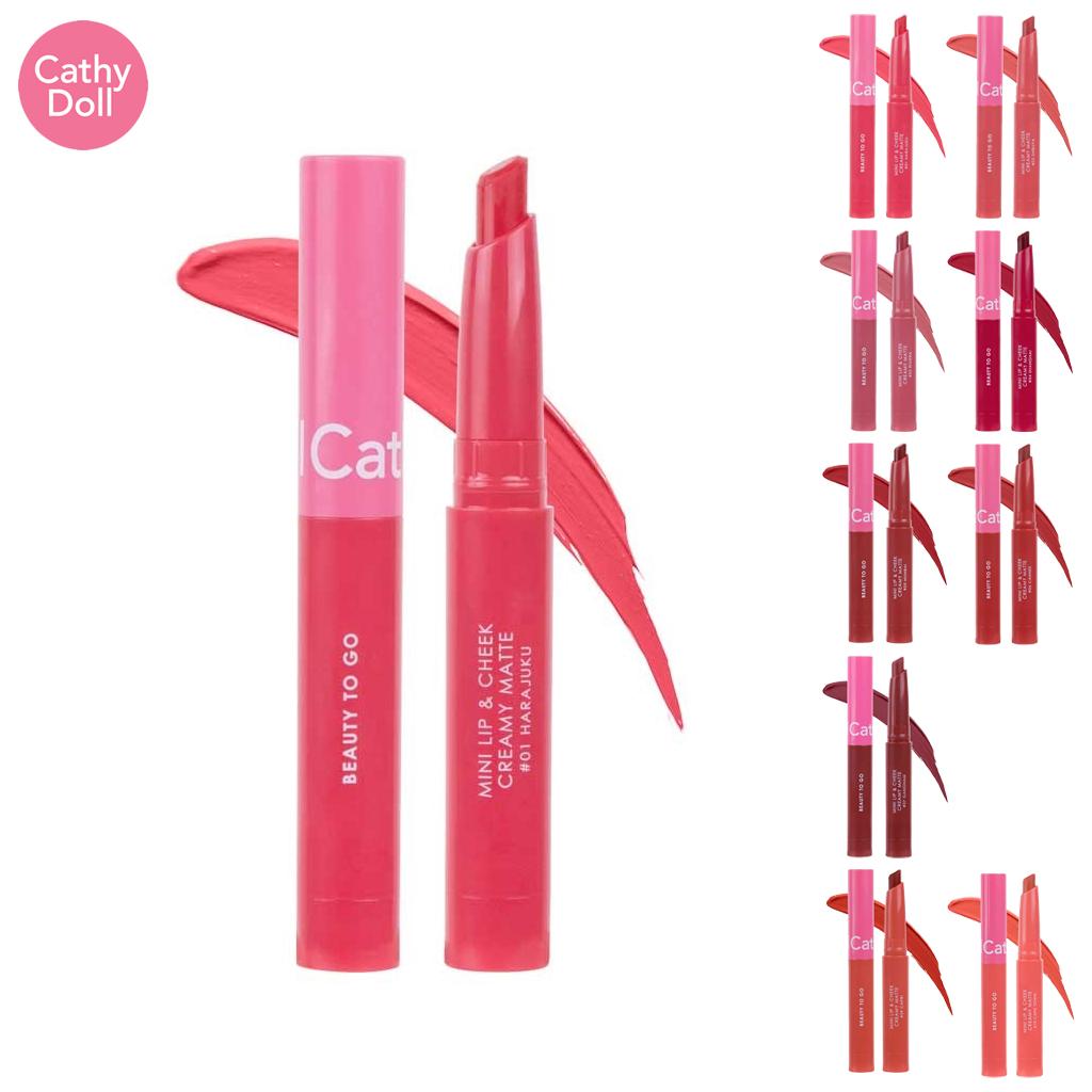 

Cathy Doll Beauty to Go Mini Lip & Cheek Creamy Matte 0,6 г - Тайская косметика