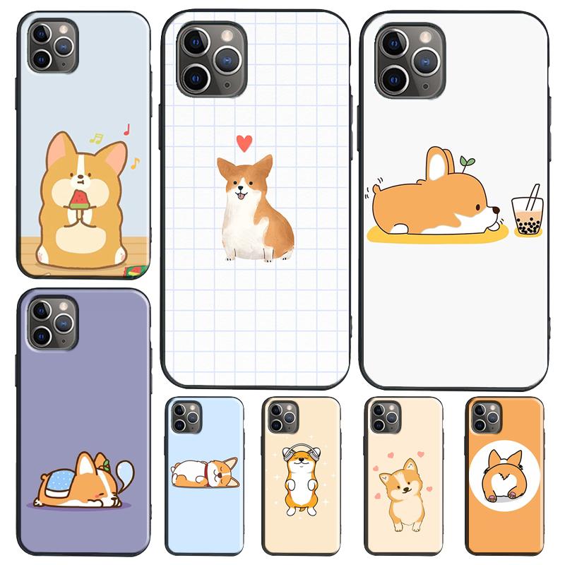 Cartoon Corgi Case For Realme 15 Pro 14 13 11 12 Pro Plus GT7 GT6 C55 C51 C53 C35 C33 C61 C65 C67 C71 C75