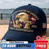 Men Women Baseball Caps US 250th Anniversary Cap Adjustable Retro Washed Patriotic Cap US 250th Anniversary Sports Trucker Hat