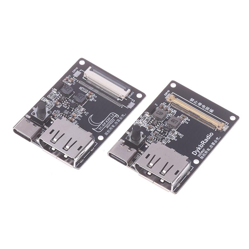 30Pin 40Pin Dp To Edp Driver Board Typec Edp Signal Adapter Board Edp Cable 4K 8K 144Hz For 30P 40P Computer Lcd Display Screen