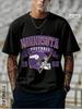 Graphic-Shirt Cotton Tees Size PlusMen's Casual Sports Tee, Unique Daily Gift, 1PC MINNESOTA Football