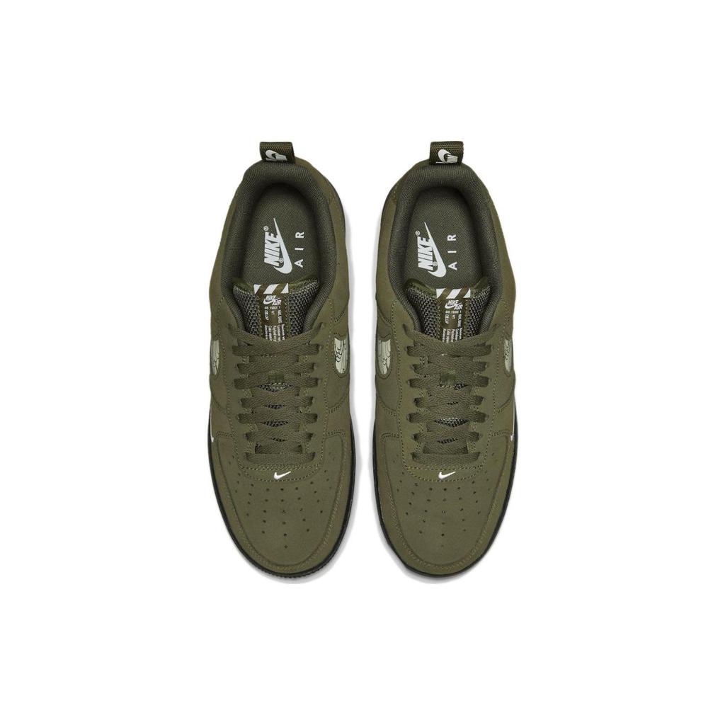 Nike Air Force 1 07 LV8 Reflexný Swoosh - Cargo Khaki Pánske Tenisky Zelená Biela Čierna DZ4514-300