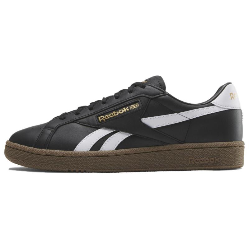 

Reebok Club C Grounds Uk Black White Gum Sneakers 100202327 39 черный белый