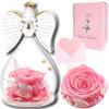 Eternal Rose Glowing In Glass LED Colorful Battery Operated Gift 18th Birthday Wedding