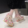 Fashion Chic and Elegant Summer Platform Ladies Shoes Super-high Heel Cheap Liquidation Women's Sandals On Sale Vip 2025 Offers Sandal
