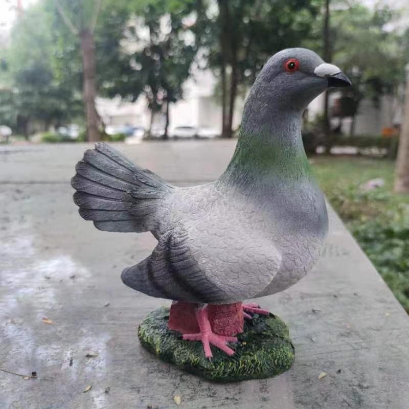 Dove Tree Resin Garden Ornaments: Outdoor Sculpture & Horticulture Set