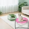 Elevated Cat Hammock Bed Breathable Mesh Removable Washable Stable Construction Pet Raised Swing Bed for Indoor Kitty