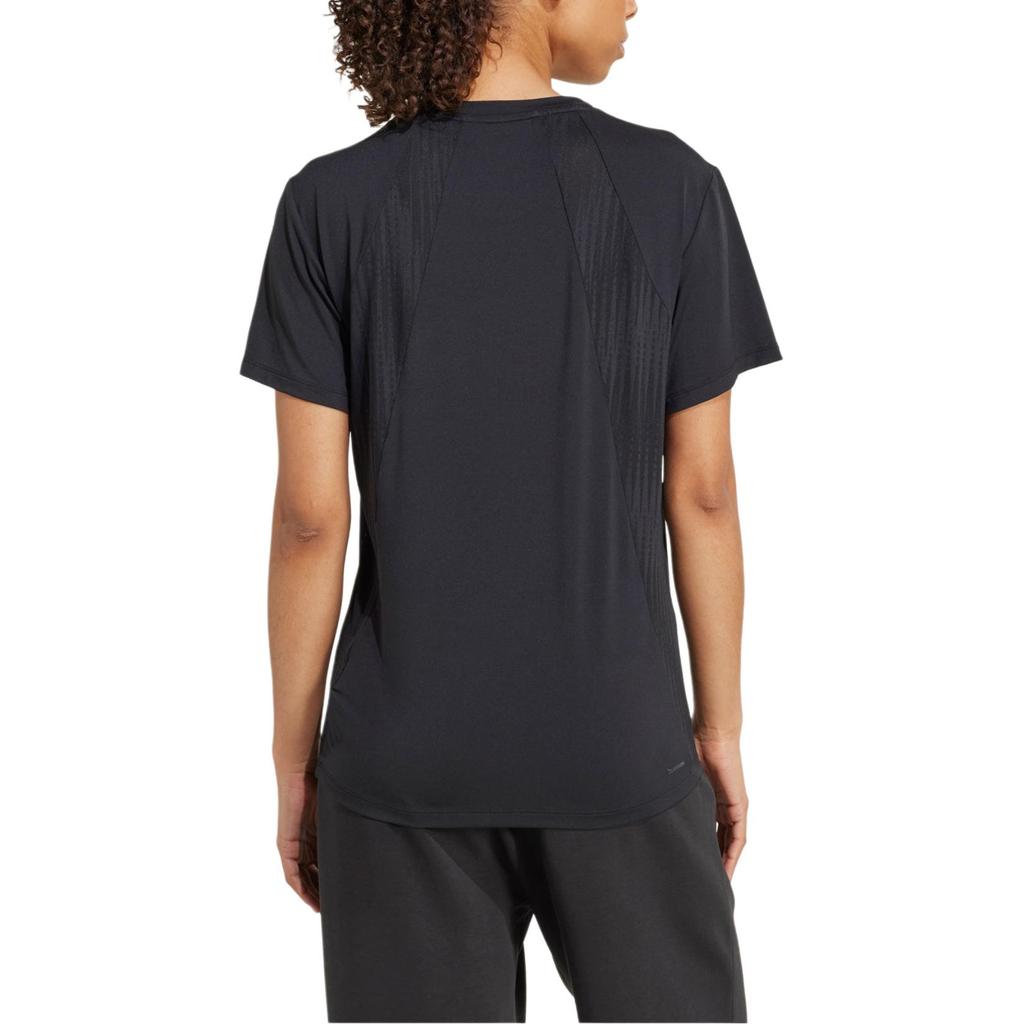 Adidas T Shirts Women's Black Crew Neck Moderate JZ6281