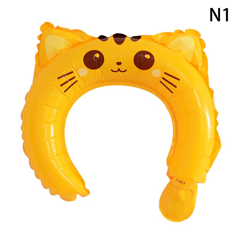 5pcs Cute Headband Balloon Cute Cartoon Animal Balloon Kids Birthday Party Decoration Baby Shower Children's Toys