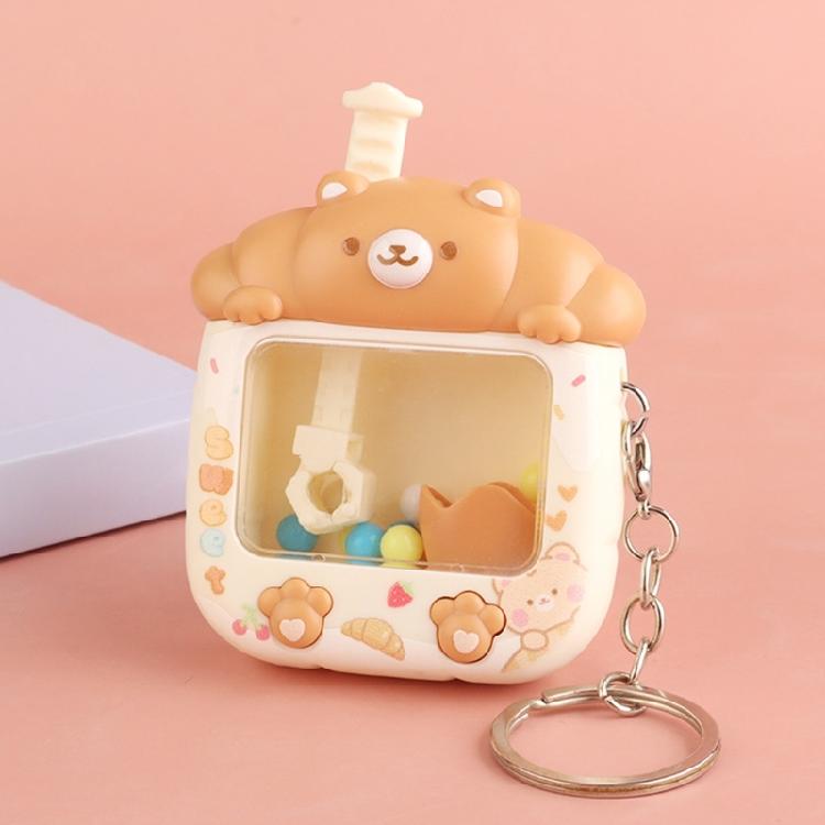 Creative Doll Catcher Machine Keychain Craft Of Sturdy Plastic