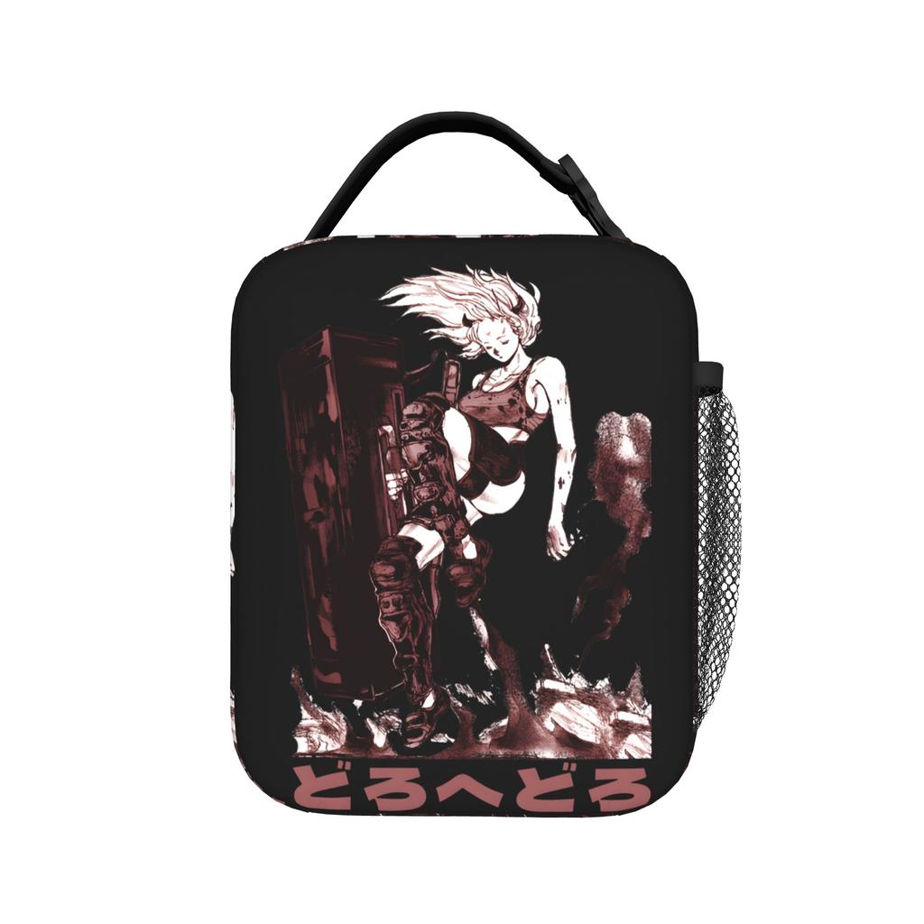 Nikaido Dorohedoro Insulated Lunch Bag Cooler Bag Reusable,Meal Container Large Lunch Box Tote Food Storage Bags Beach Travel