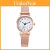 Orologio da Polso da Donna alla Moda con Cinturino in Rete, Display Analogico e Digitale, per Uso Casual