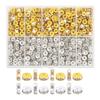 600/720/900Pcs Rhinestones Spacer 8mm Sparkling Rondelle Spacer Beads Flat Round Beads for Bracelets Jewelry Making