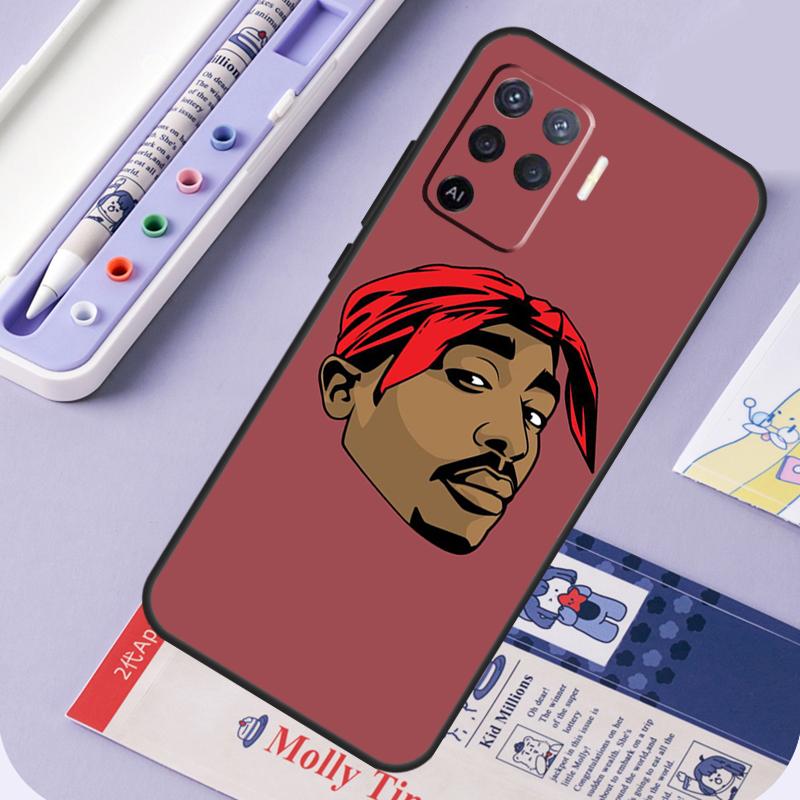 Rapper 2pac Singer Tupac For Oppo A94 A74 A54 A15 A18 A38 A58 A78 A98 A40 A60 A80 A16 A76 A96 A57 A17 A77 A5 Pro Case