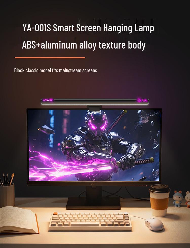 Vollspektrum LED Schreibtischlampe mit Blendschutz, Ra95 Hohe Farbwiedergabe und Augenschutz