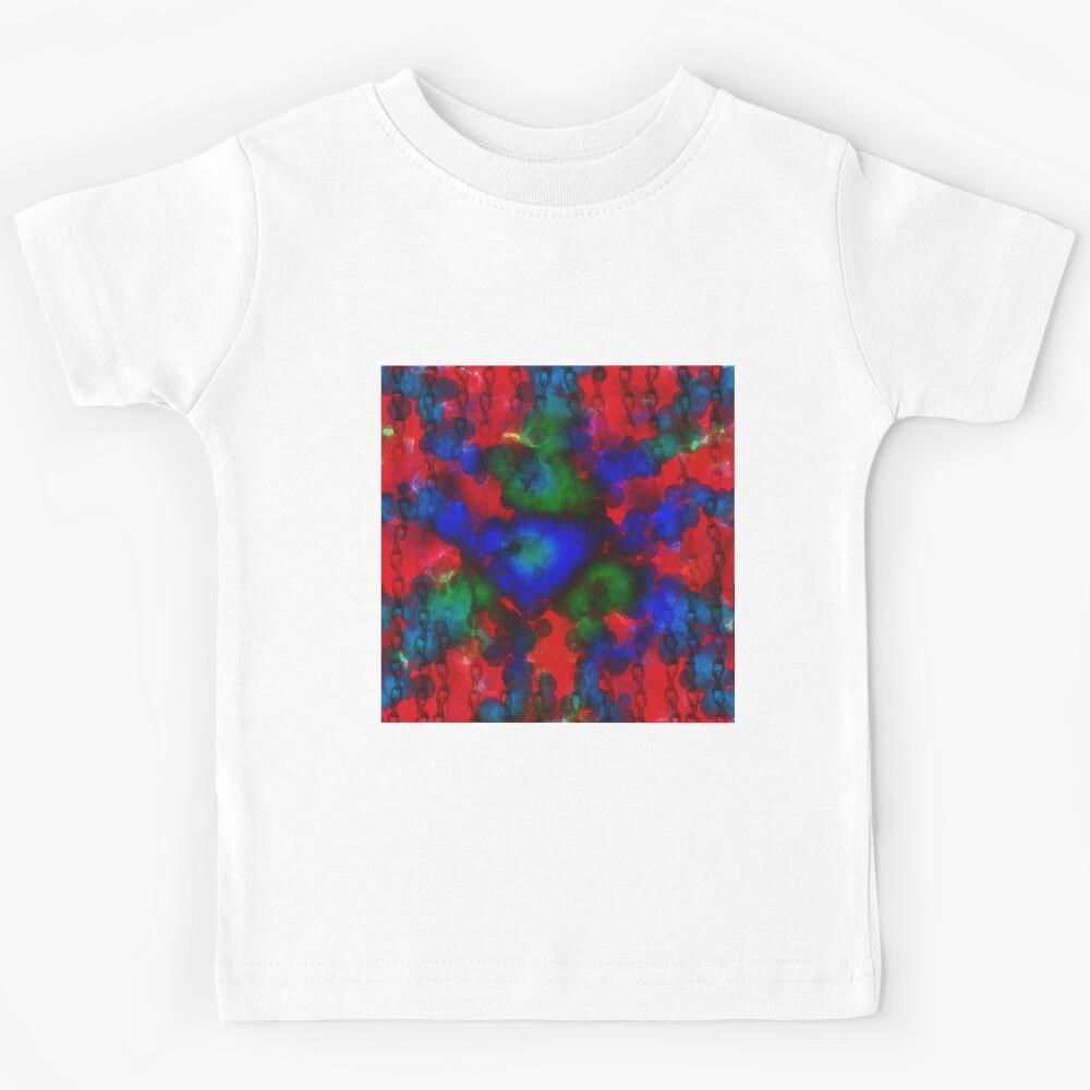 Chains - Psychedelic Digital Art Kids T-Shirt 140