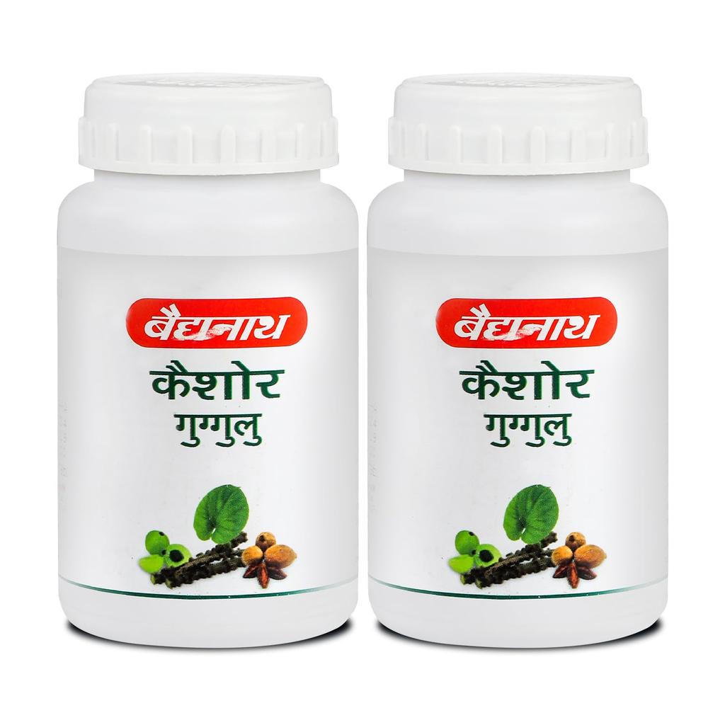 Baidyanath Kaishore Guggulu Tabletten 160 St. x 2er-Pack | Ayurveda-Formel zur Unterstützung des Stoffwechsels, zur Entgiftung und für eine gesunde Verdauung