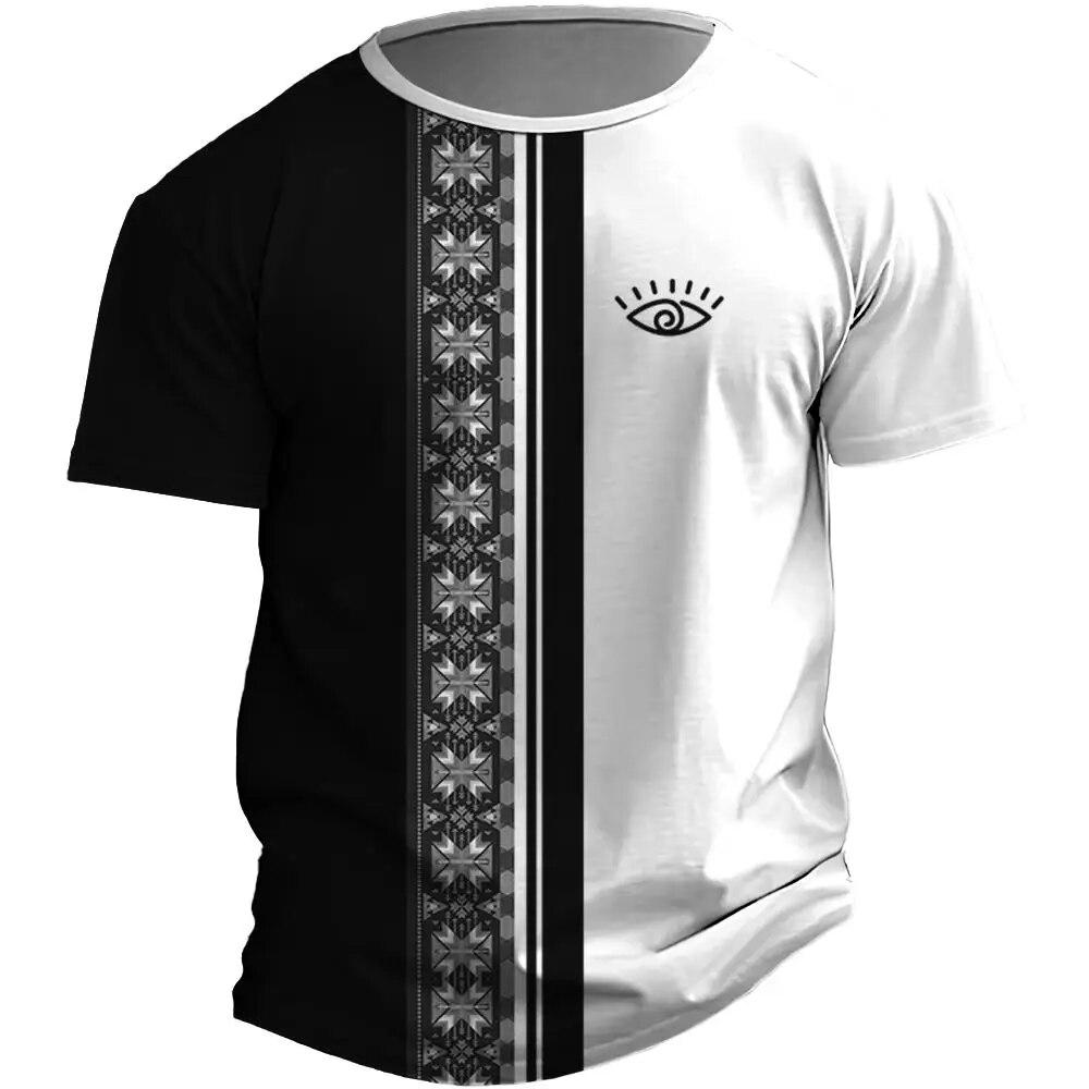 Mens T Shirt Smiley 3d Printed Short Sleeve Tops Summer New Men Fashion Casual Streetwear Mens O Neck Oversized T-Shirt Blouse