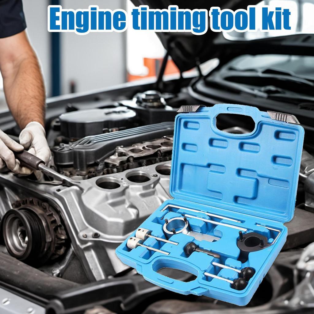 Automotive Timing Tool Camshaft Locking and Belt Adjust Tool for Petrol Engine Camshaft Holding Alignment Professional Kit