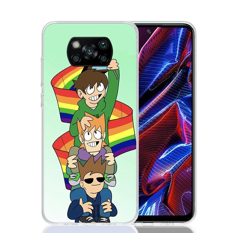 Anime Cartoon Eddsworld Phone Case For Xiaomi Poco F7 Ultra X7 X6 Pro X5 Redmi 15 15C 13 13C 12 12C 10 10A 10C 9 9A 9C 9T Shell