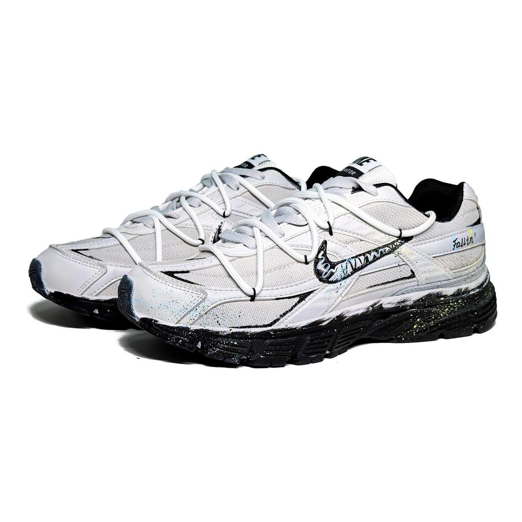 Nike Initiator Cushioning Abrasion Resistant Breathable Support Low top Running Shoes Men's Gray 394055-100(Team907-S)
