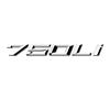 For BMW 7 Series E65 E66 F01 F02 F03 F04 G11 G12 G70 3D Car Tail Trunk Letter car sticker 730Li 740Li 750Li Emblem Sticker