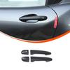 ABS Matte Black Exterior Door Handle Cover Trim For Mazda MX-5 Miata 2016-