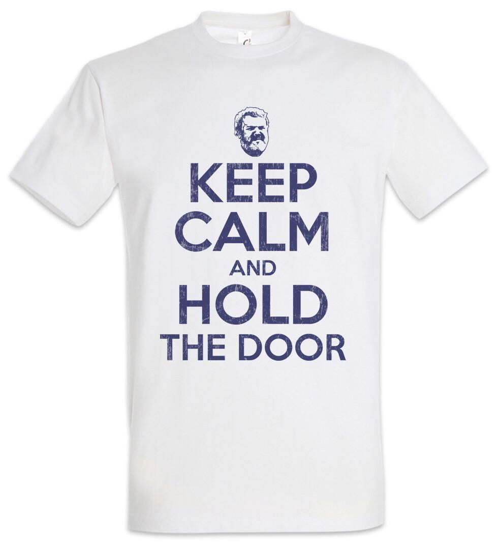 Keep Calm And Hold The Door T-Shirt Game Of Hodor Fun Thrones Houses- XXXXL